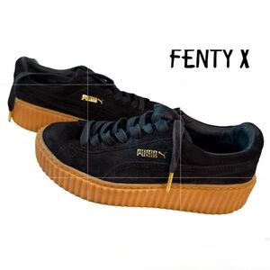 Puma Fenty X Black Suede Creepers